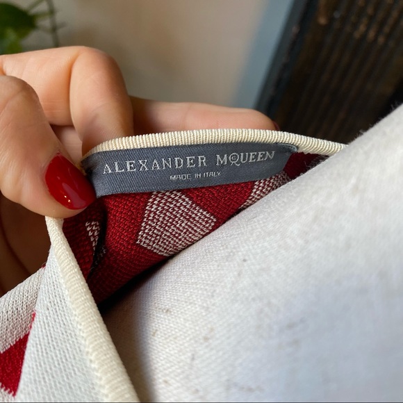 Alexander McQueen contrast stitch intarsia mini-dress - Picture 3 of 7